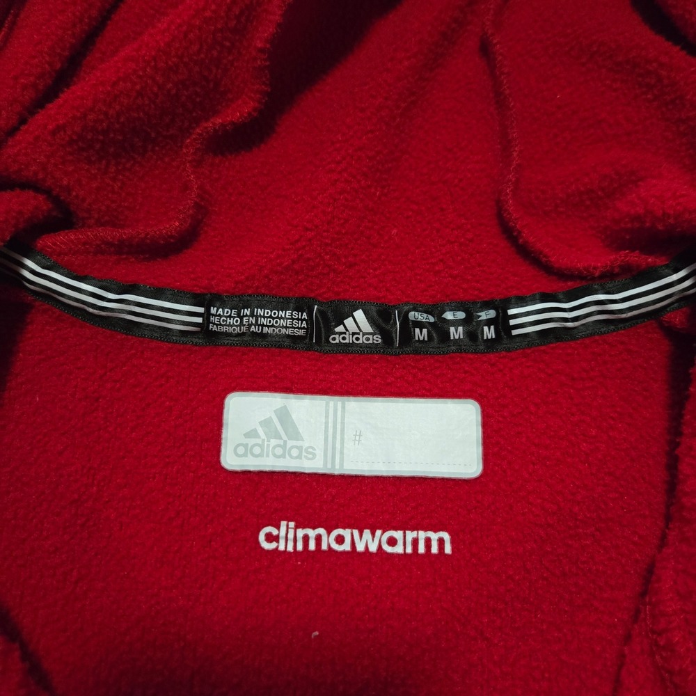 Adidas Redmen Football ClimaWarm Full Zip Hoodie Jacket Mens Medium - Picture 6 of 7